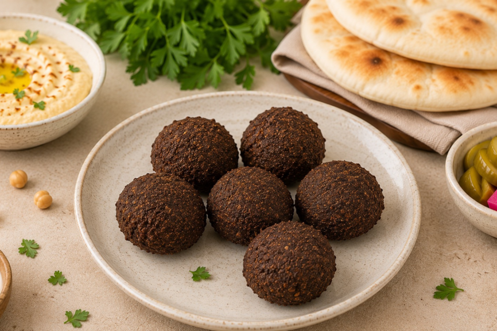 6 pieces falafel  6 قطع فلافل
